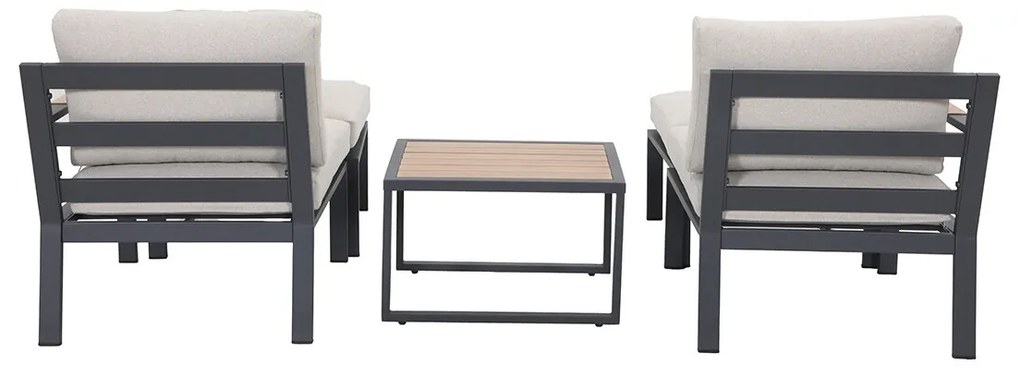Garden Impressions Cinto balkon loungeset 5-delig - donker grijs