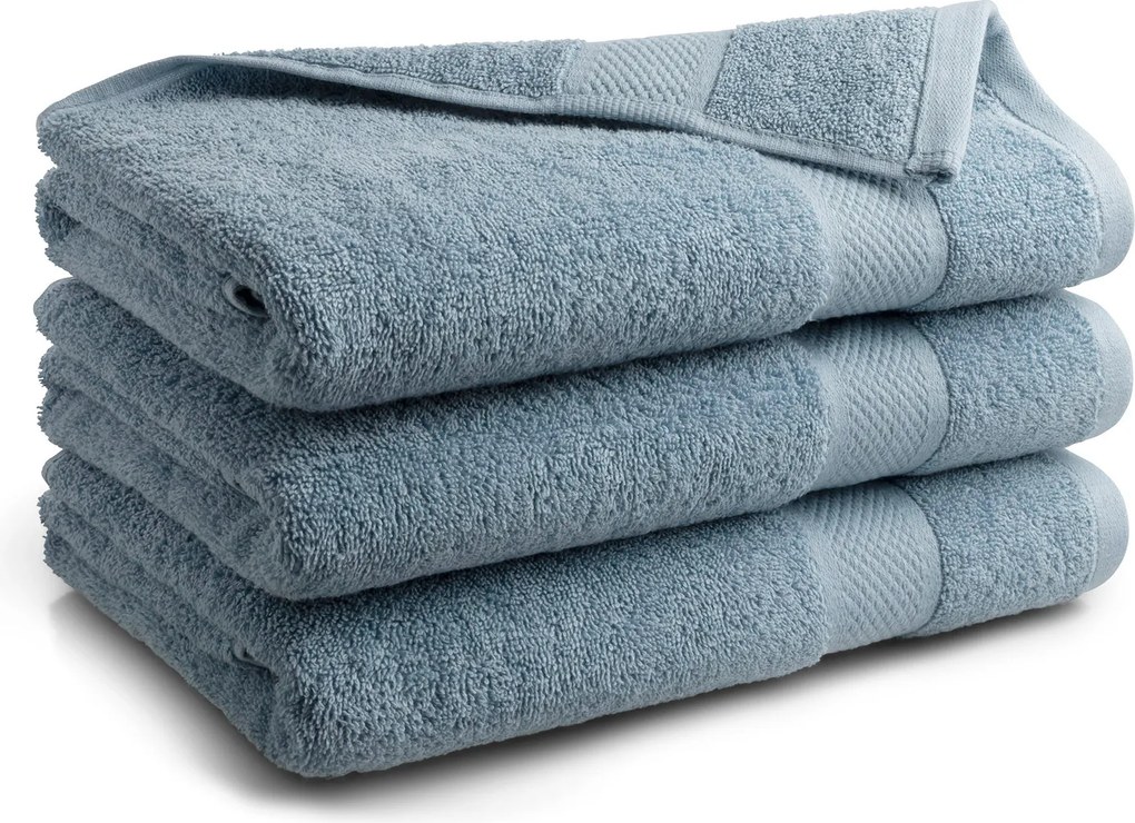Handdoek Hotel Collectie - 70x140 - 3 stuks - lichtblauw