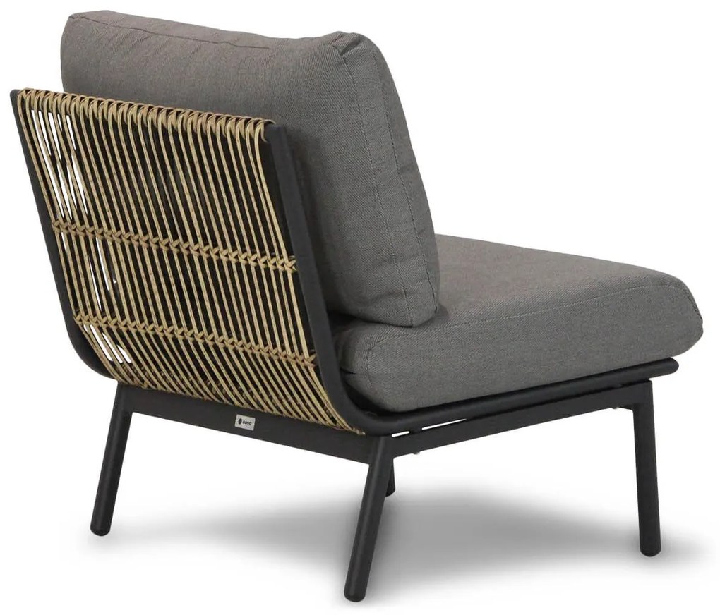 Hoek loungeset 5 personen Aluminium/wicker Taupe  Coco Nathan/Enchante