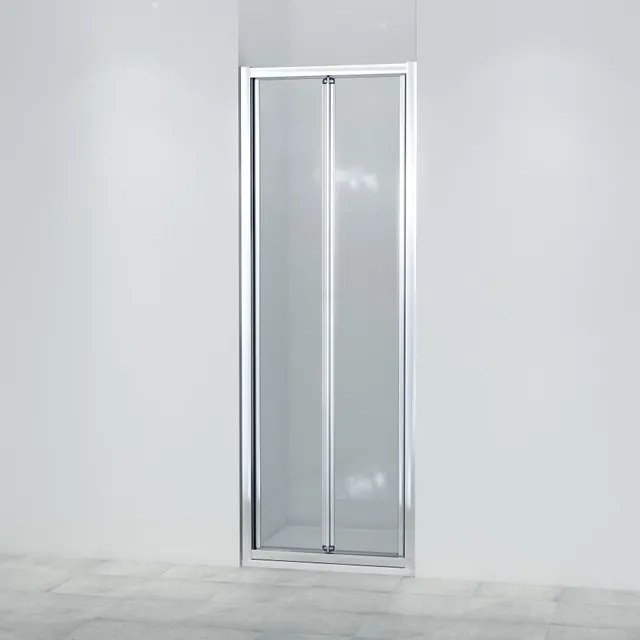 Saniclass Fold Vouwdeur - 70x190cm - 6mm veiligheidsglas - alu profiel - anti kalk - chroom SW8414