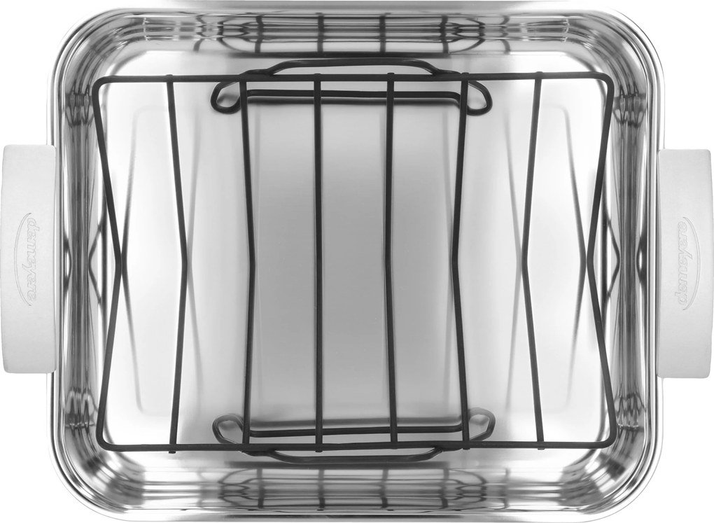 Demeyere Industry 5 Braadslede met rooster 39 x 33 cm - Industry 5 - Demeyere