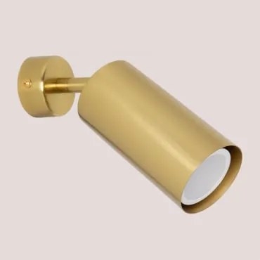 Wand- En Plafondlamp Richtbaar Van Ijzer Yanna Goud - Sklum