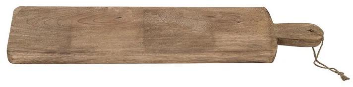 Snijplank mangohout - langwerpig - 14x62 cm