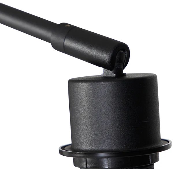 Moderne vloerlamp zwart verstelbaar - Editor