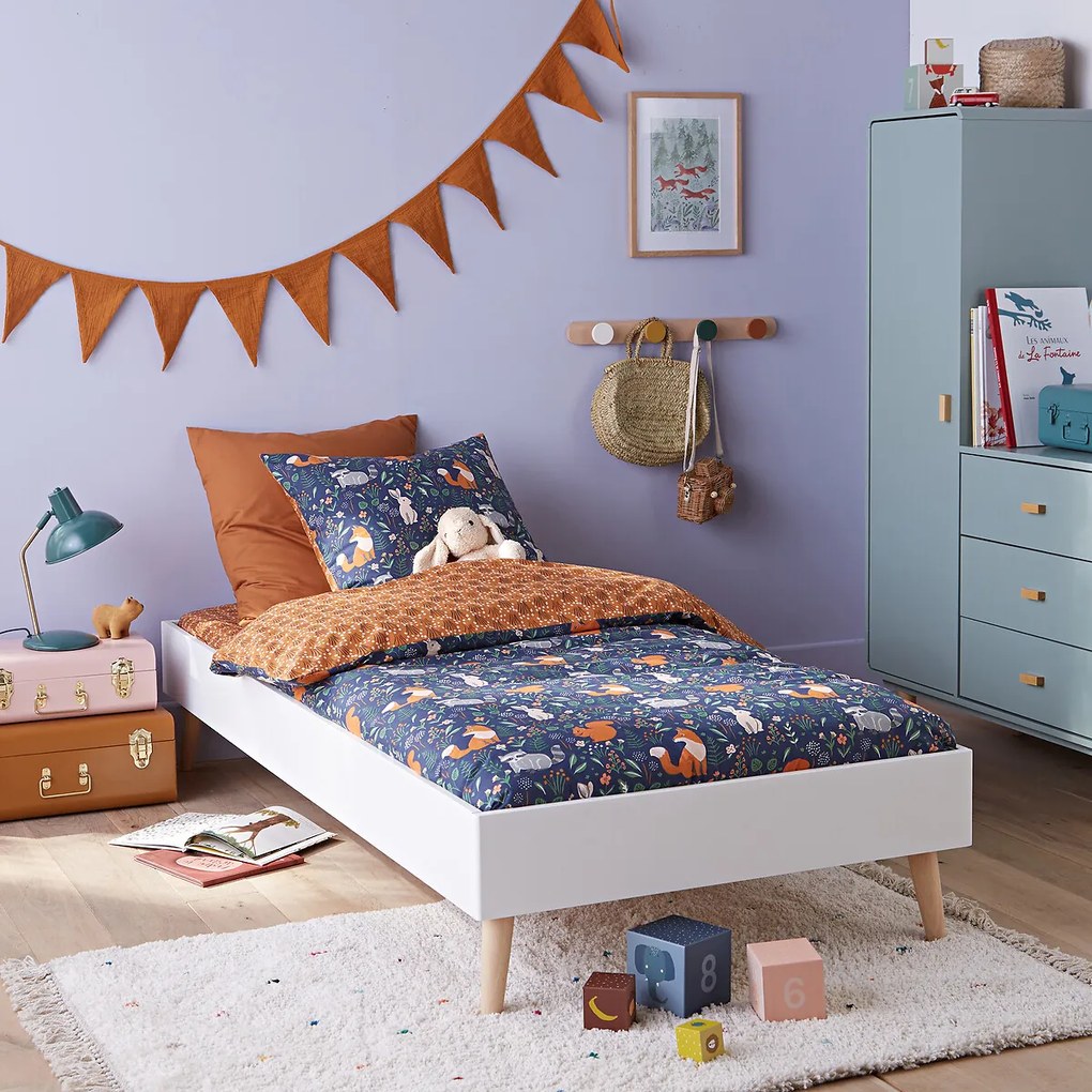 Dekbedovertrek in katoen, Dans les bois