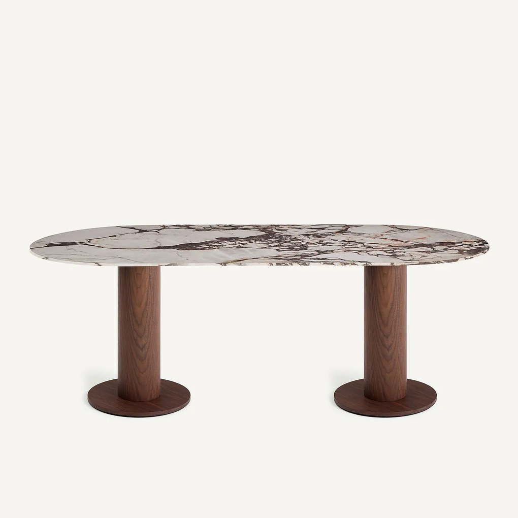 Ovaal tafelblad in keramiek L220 cm, Ovalo
