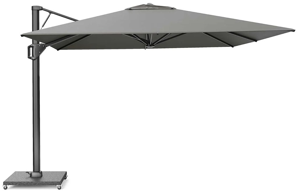 Zweefparasol  3.2x3.2m Grijs-antraciet Platinum Beaufort premium