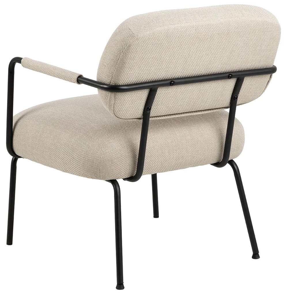 Moderne Fauteuil Beige Stof