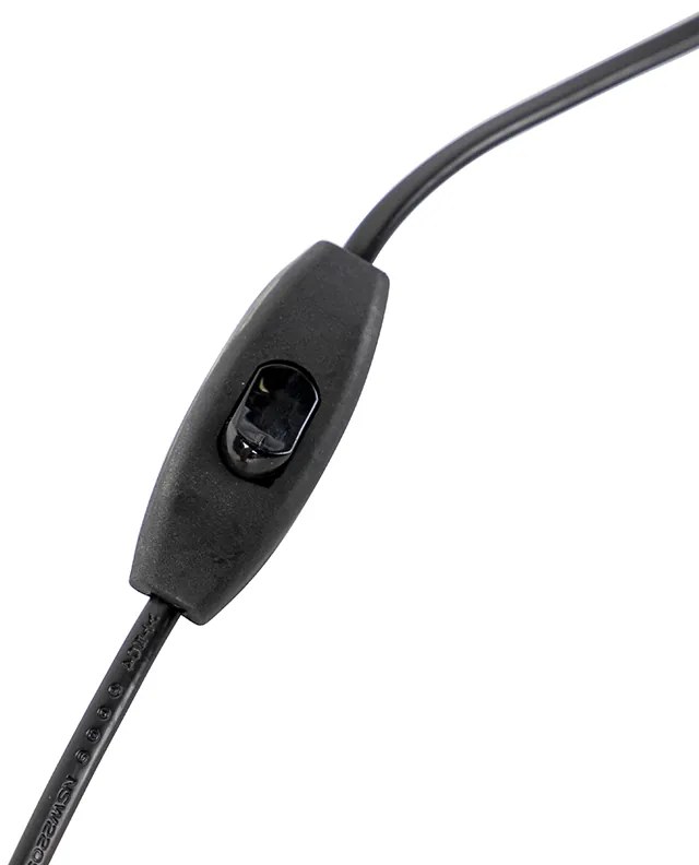 Art Deco tafellamp brons met zwart zonder kap - Areka