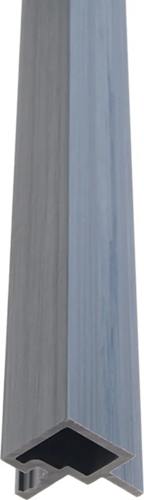 Buitenpanel Hoeklat Steengrijs 290CM | Gevel | Tuin