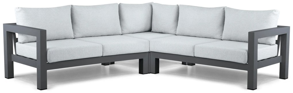 Hoek loungeset 5 personen Aluminium Grijs Lifestyle Garden Furniture Luca