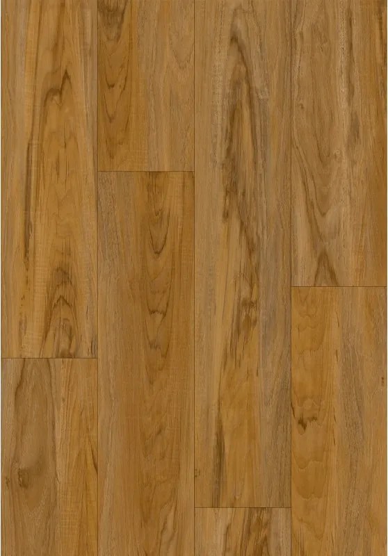 Mexen Norfolk  staal van SPC vinylpanelen 6,5 mm, IXPE onderlaag 1,5 mm, 4 V-Voeg, Teak - F1093-S