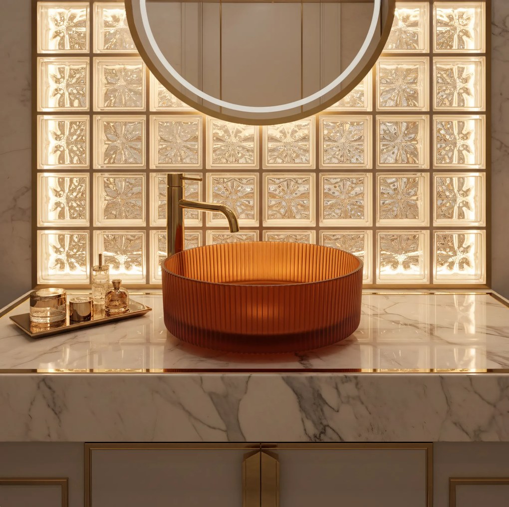 Opzetwastafel Rea Suri Brown