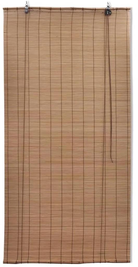 vidaXL Rolgordijn 80x160 cm bamboe bruin