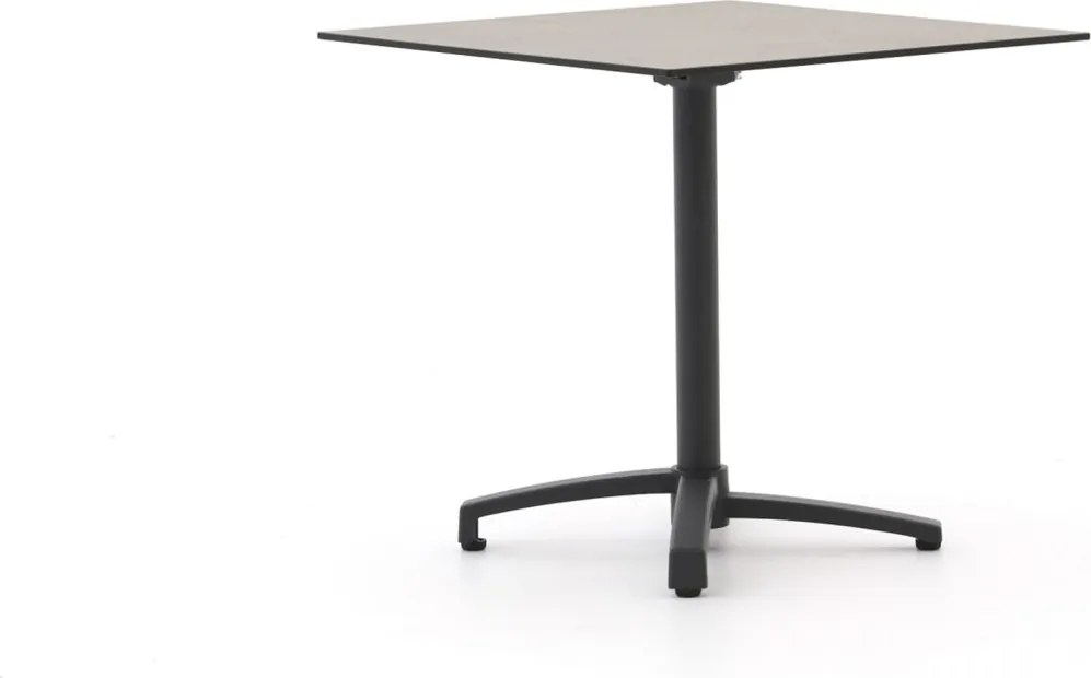 Inklapbare tafel Bellagio  | Vierkant  | Tuintafel Kunststof | 80x80cm | 2 personen | Kees Smit Tuinmeubelen