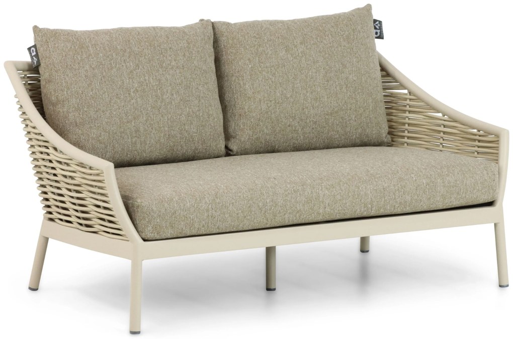Apple Bee Milou -zits Loungebank Aluminium/Wicker Taupe