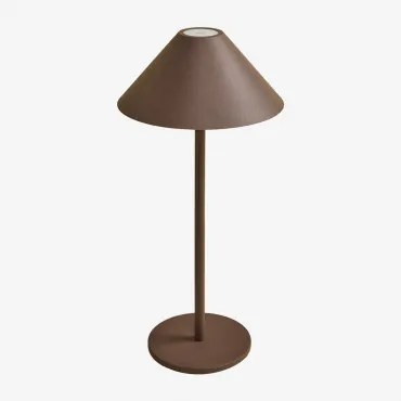 Draadloze Led-buiten Tafellamp Nebida Bruin – Koffie - Sklum