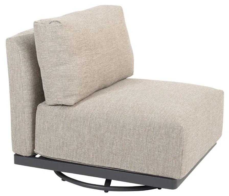 4 Seasons Outdoor Furore loungebank XL met draaifauteuil SALE  Loungeset    houtkleur weerbestendig