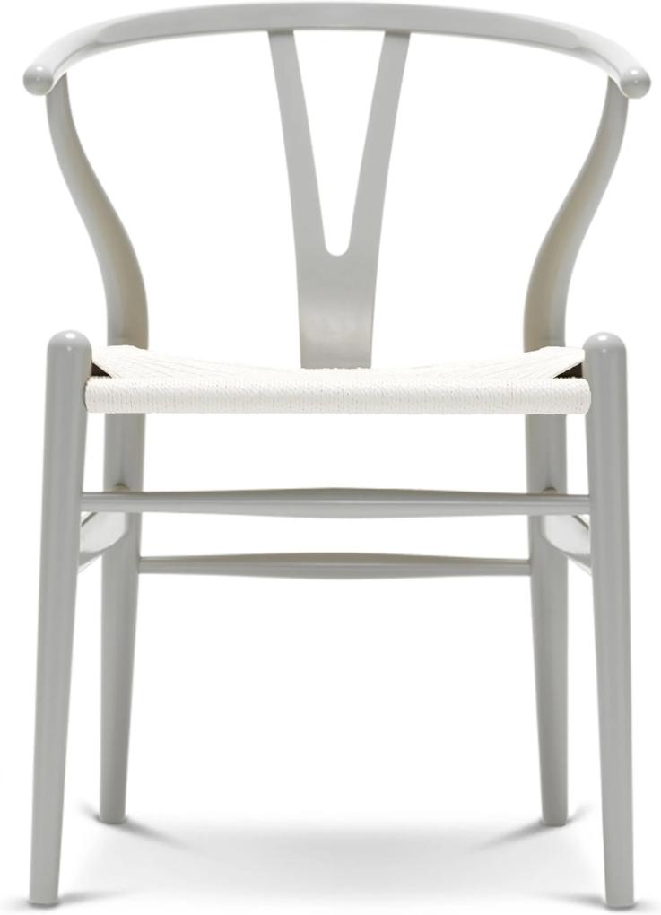 Carl Hansen & Son CH24 Wishbone stoel Colours White Silver Grey