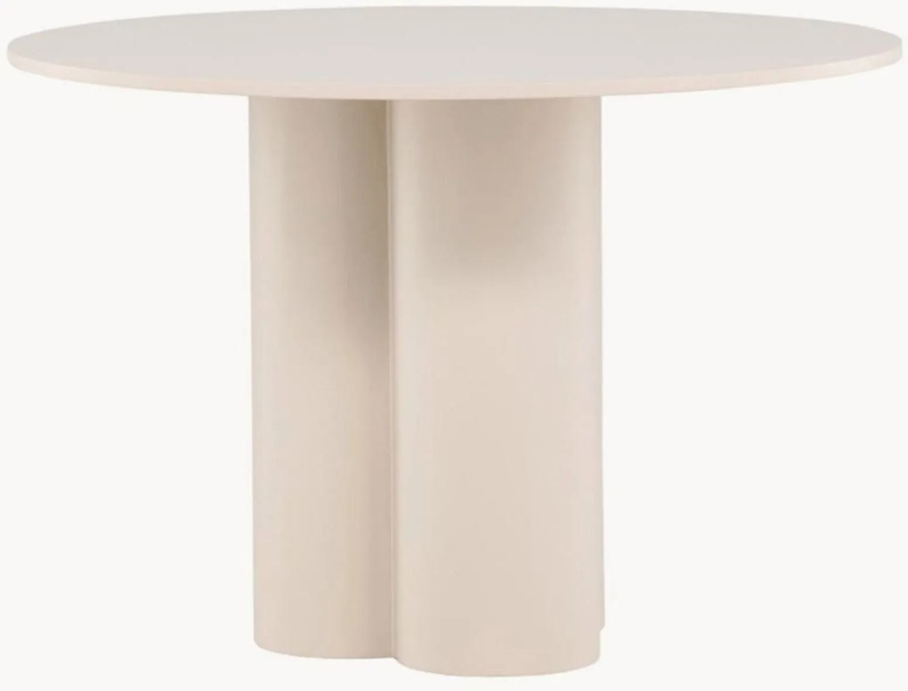 Ronde eettafel Olivia met houtlook, Ø 110 cm