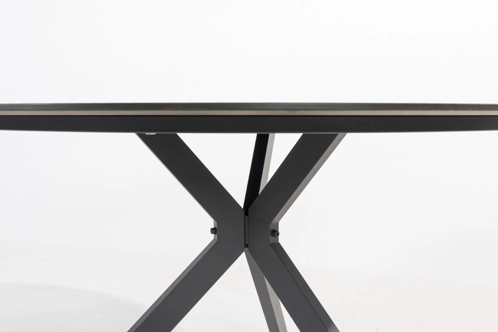 4 Seasons Veneto/Locarno ronde tuinset - Ø130 cm. - stapelbaar
