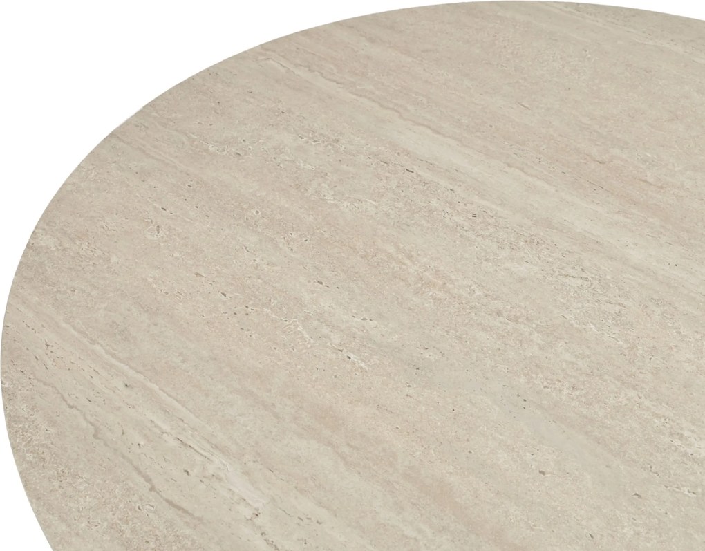 Dining Tuintafel rond 140 cm Taupe Trino