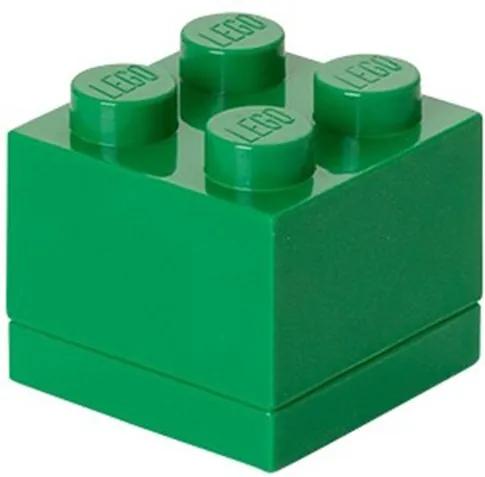 LEGO Opbergbox: mini brick 4 limegroen