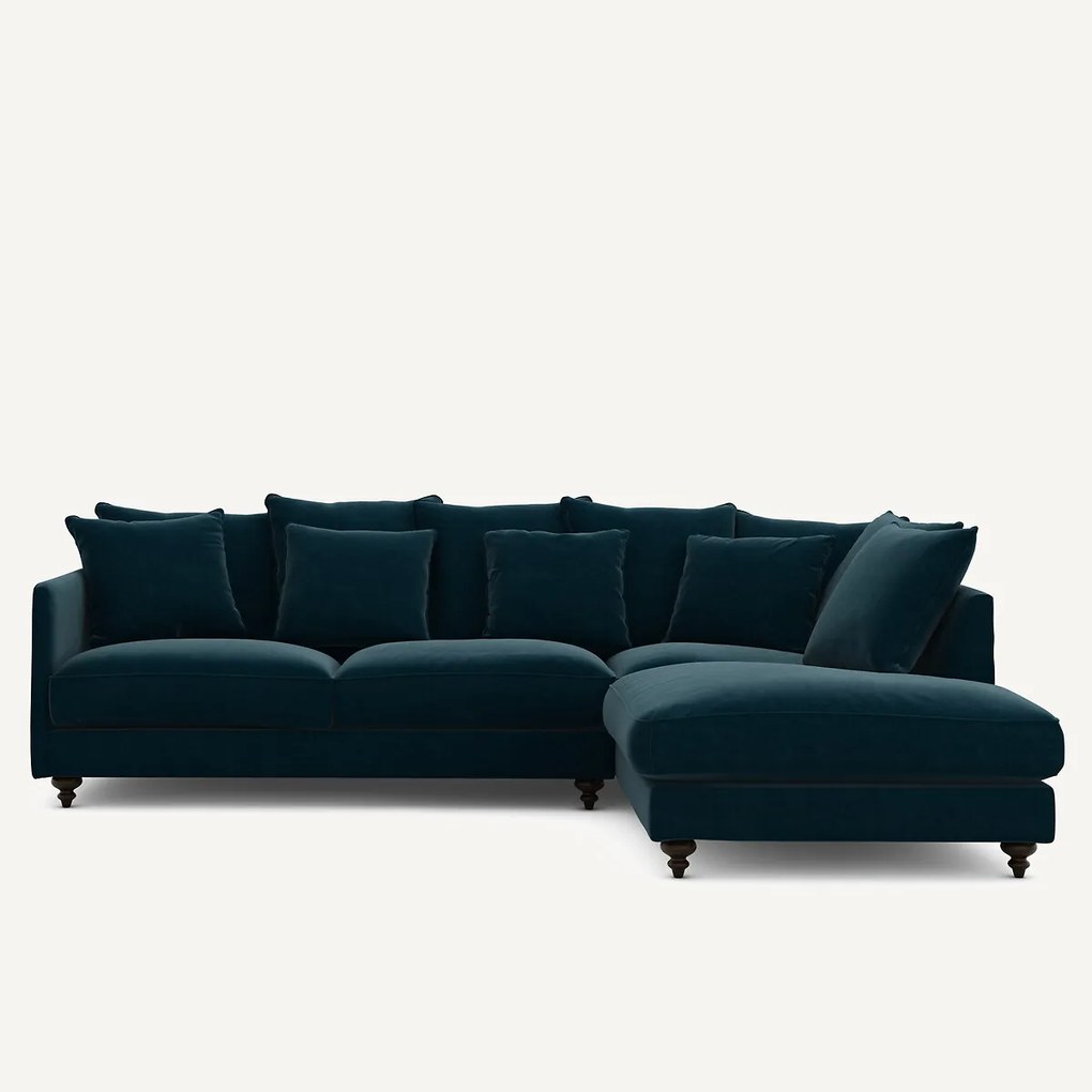 Fluwelen hoekslaapbank, Lazare