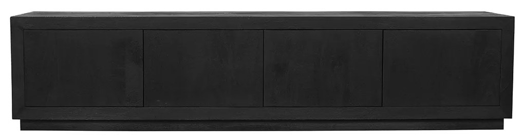 Starfurn Brussel Zwart Tv-meubel Robuust Design 200 Cm - 200x42x46cm.