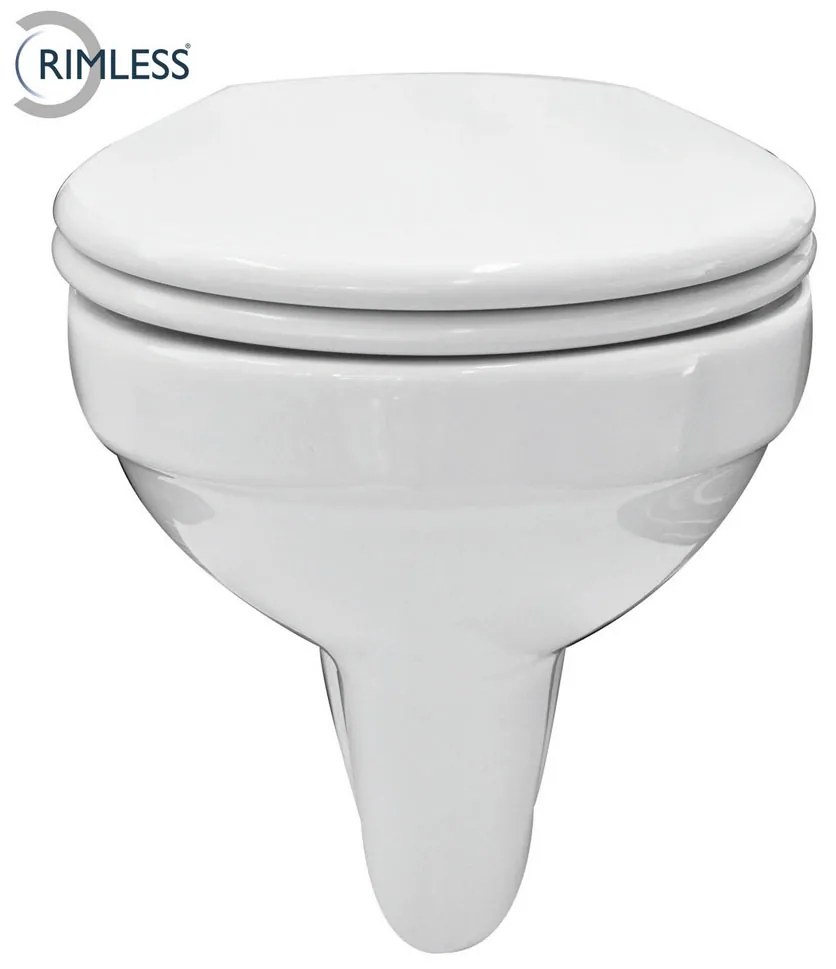 Mueller Trevi randloos toilet met softclose zitting onepack