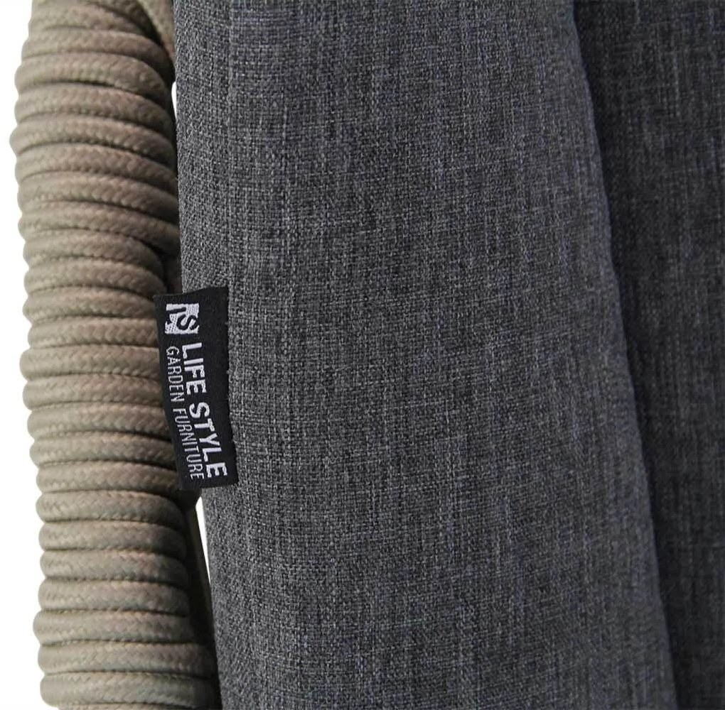 Tuinset 4 personen 90 cm Aluminium/rope Taupe Lifestyle Garden Furniture Verona/Mateo