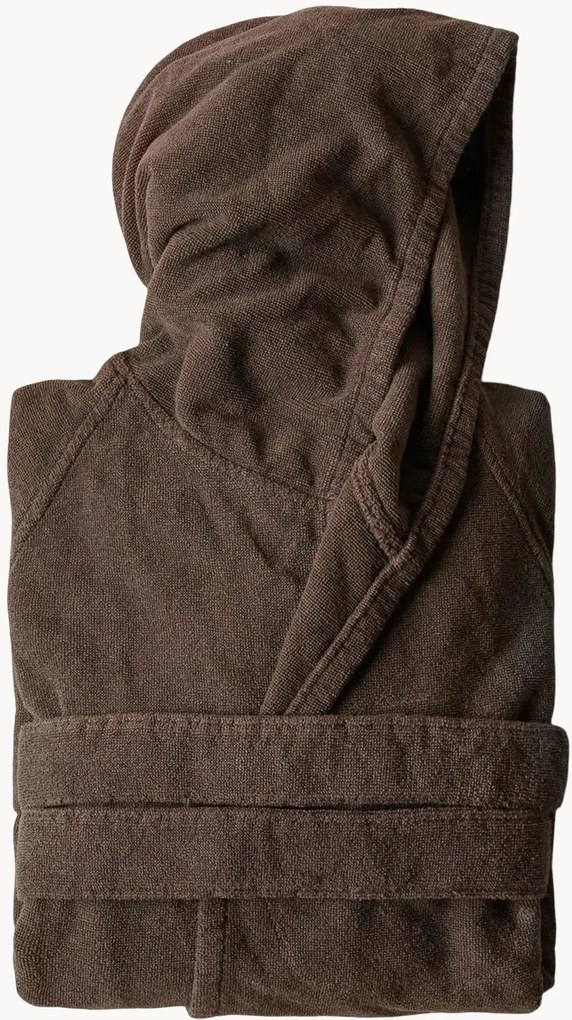 Unisex katoenen badjas Ebony