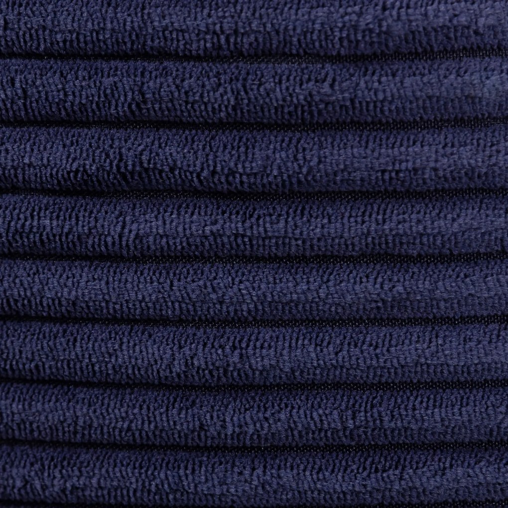 Cloudy Cord Zitzak Stoel - Navy Blue