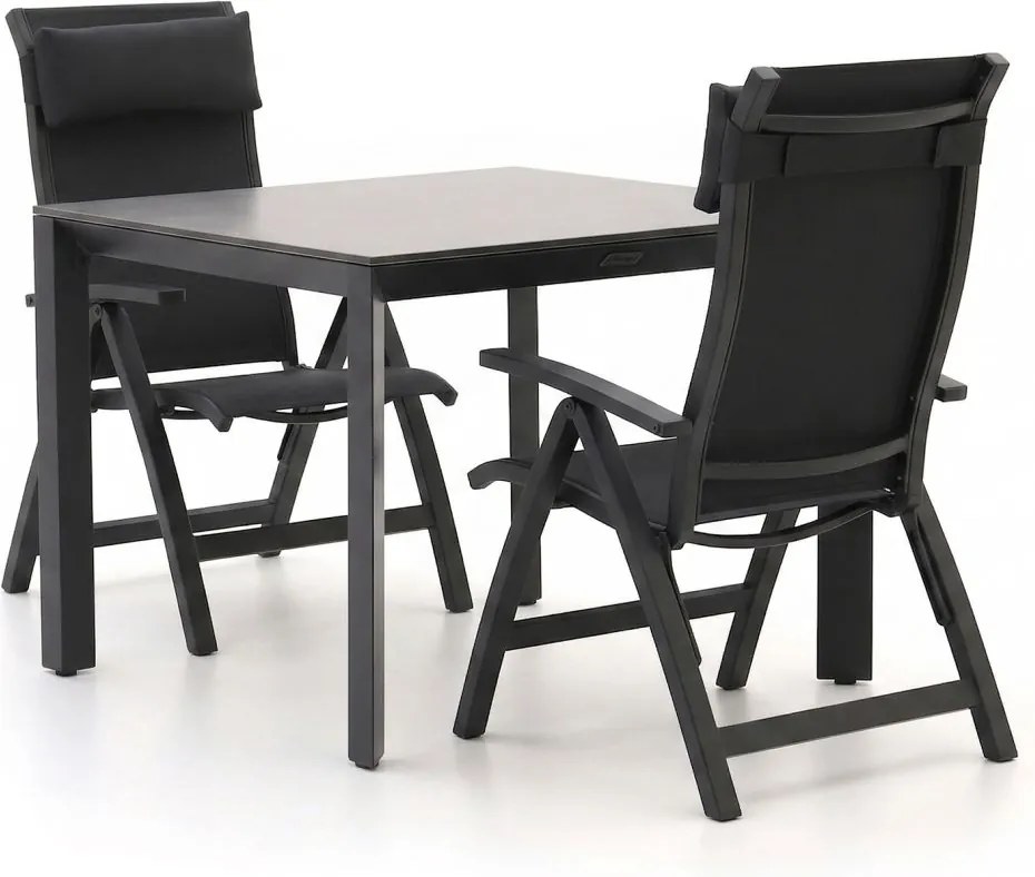 + 15% kassakorting | Diningset Bellagio  | 2 personen | Tuinset sintered stone | 3-delig | Kees Smit Tuinmeubelen