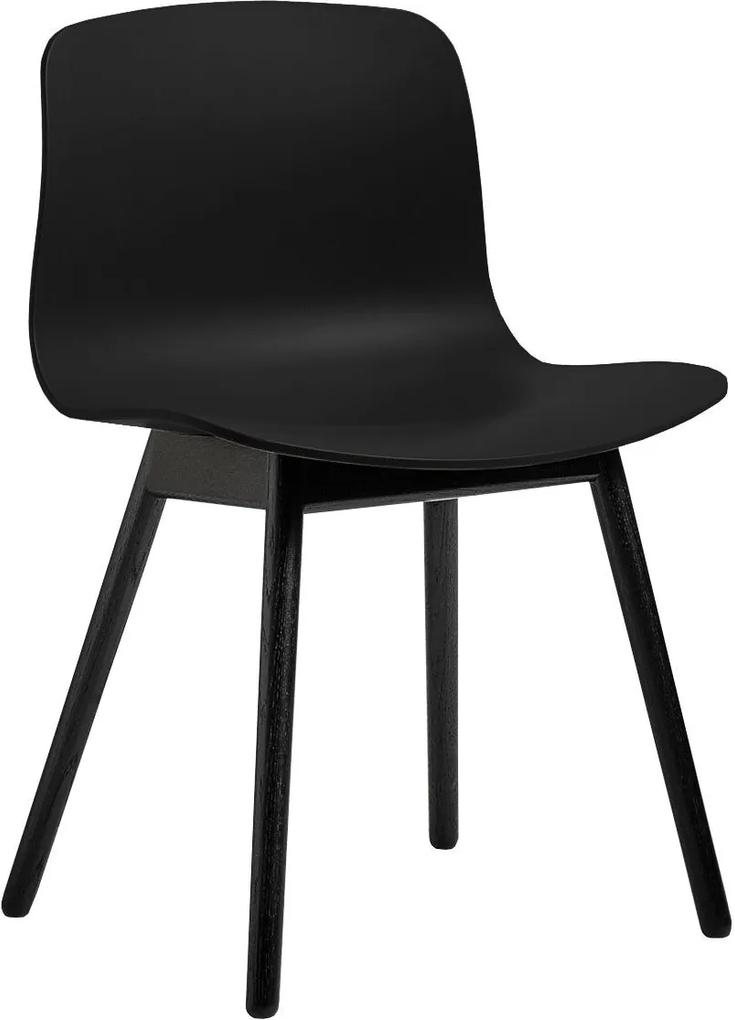 Hay About a Chair AAC12 stoel met zwart eiken onderstel Black