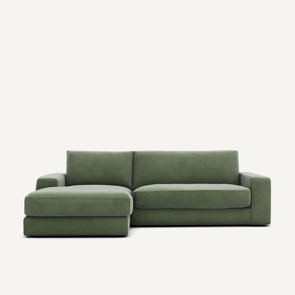 Hoekbank in fluweel, Skander