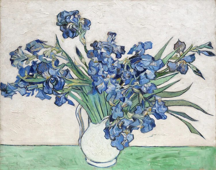 Kunstreproductie Irises, 1890, Vincent van Gogh