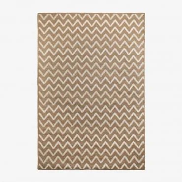 Rechthoekig Buitenkleed Van Polypropyleen Esmael Bruin - Tarwe & 300 X 200 Cm - Sklum