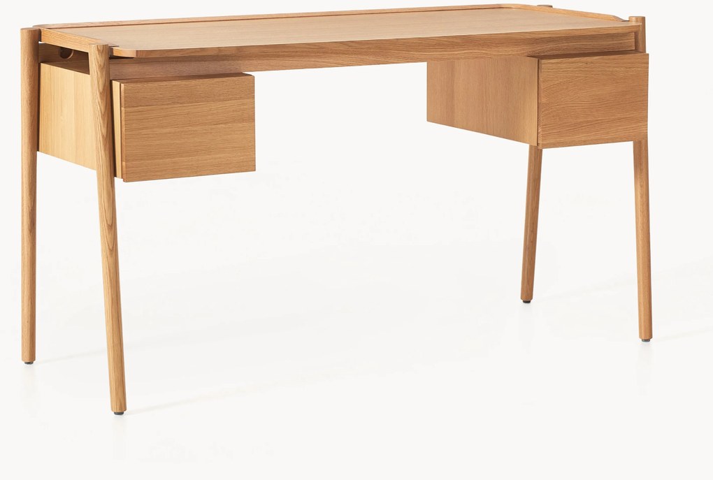 Houten bureau Libby met lades