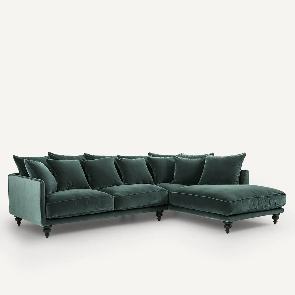 Fluwelen hoekbank, LAZARE