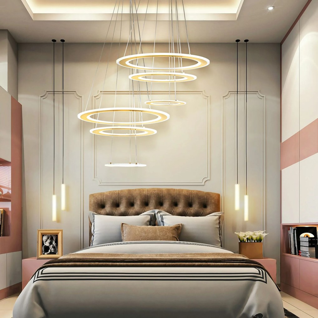 Hanglamp LED G041-3CP BRUSH GOLD