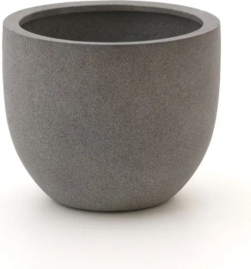 Bloempot Luca Lifestyle Grigio | Taupe Kunststof  | ø45cm | Geschikt voor Buiten en binnen | Kees Smit Tuinmeubelen