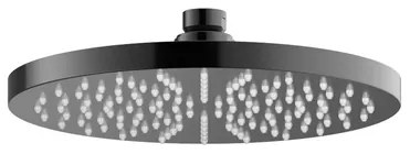 Hotbath Mate Hoofddouche - Ø20cm - rond - Gepolijst Zwart PVD M100PBP