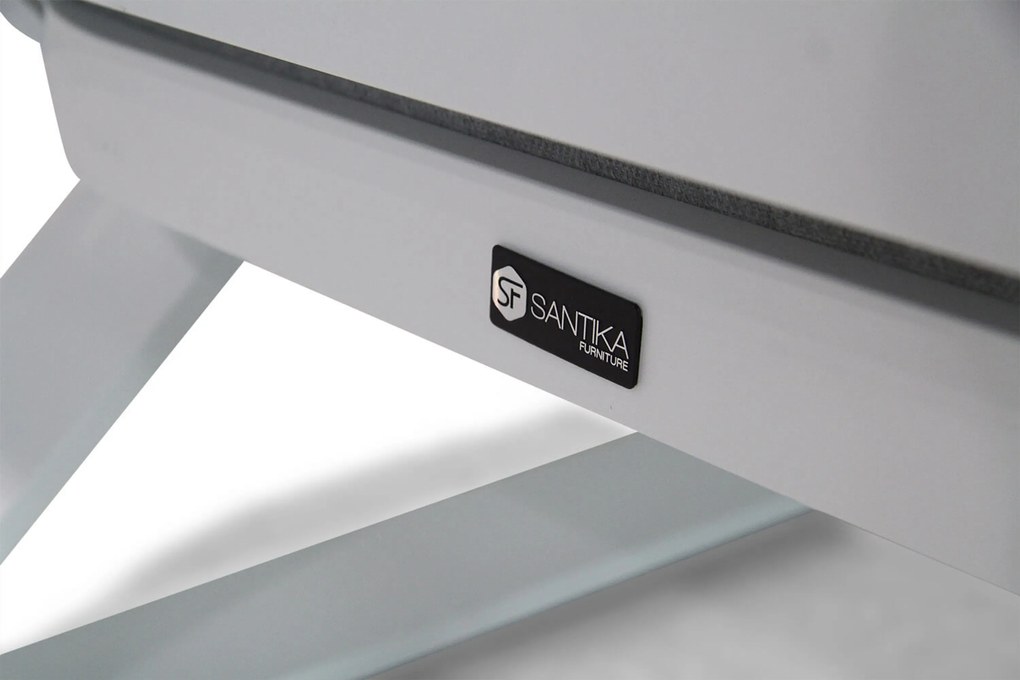 Tuinstoel Aluminium Wit Santika Sovita - Quick Dry Foam