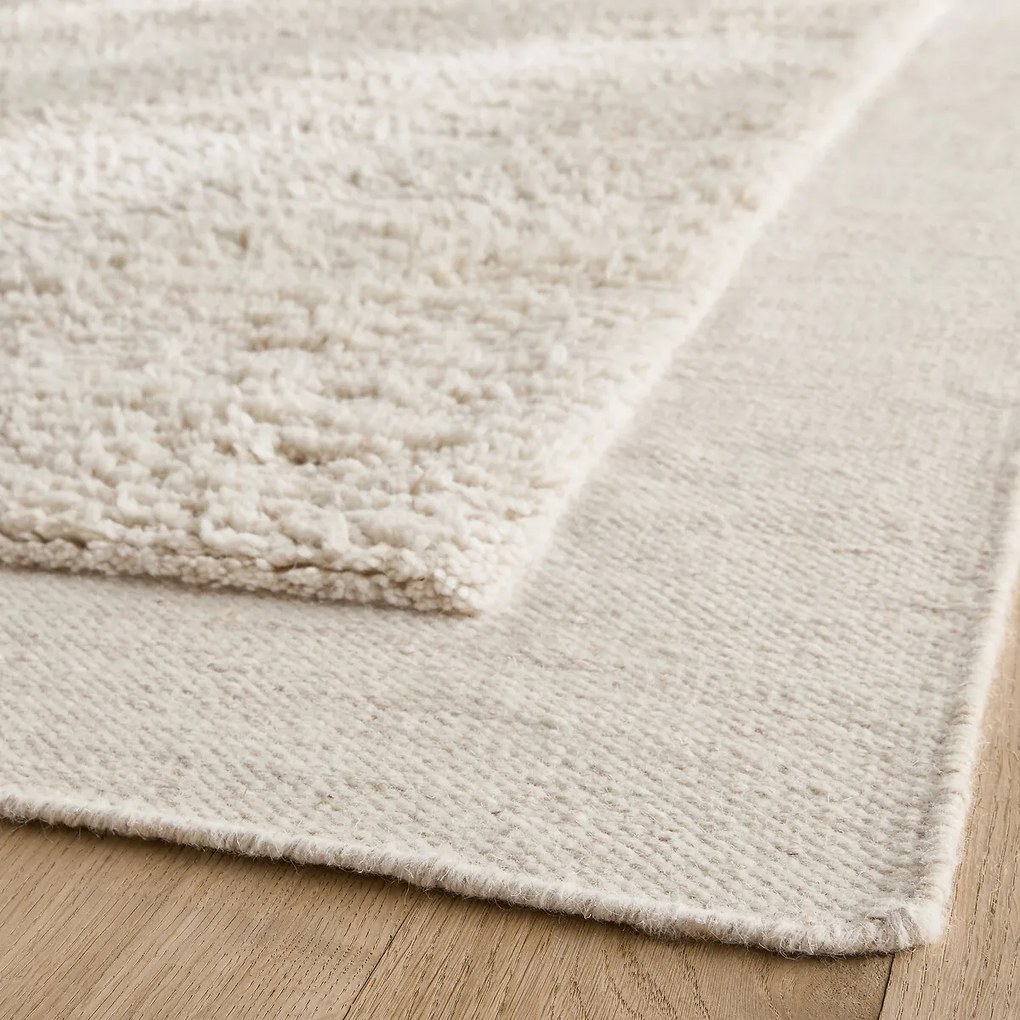 Vierkant wollen vloerkleed, XL, handgeknoopt, EDGI