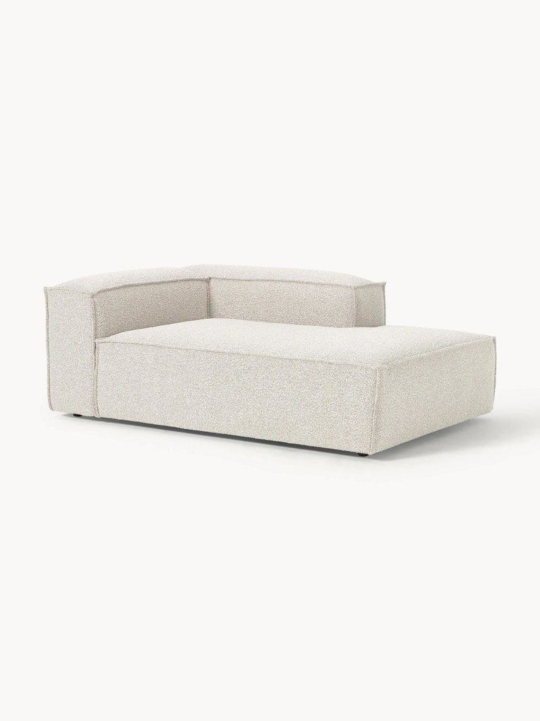 Chaise longue hoekmodule Lennon van bouclé