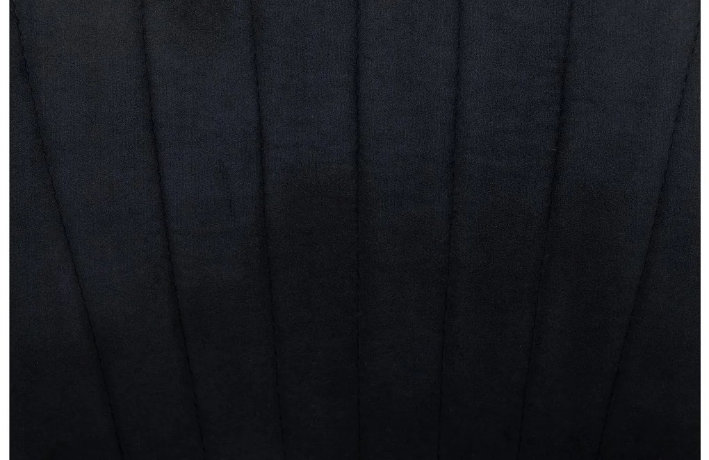 Goossens Eetkamerstoel Rob zwart velvet stof met armleuning, urban industrieel