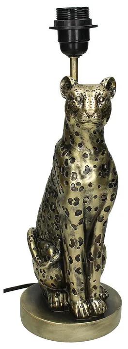 Lampenvoet luipaard - goud - 22x22x51.5 cm