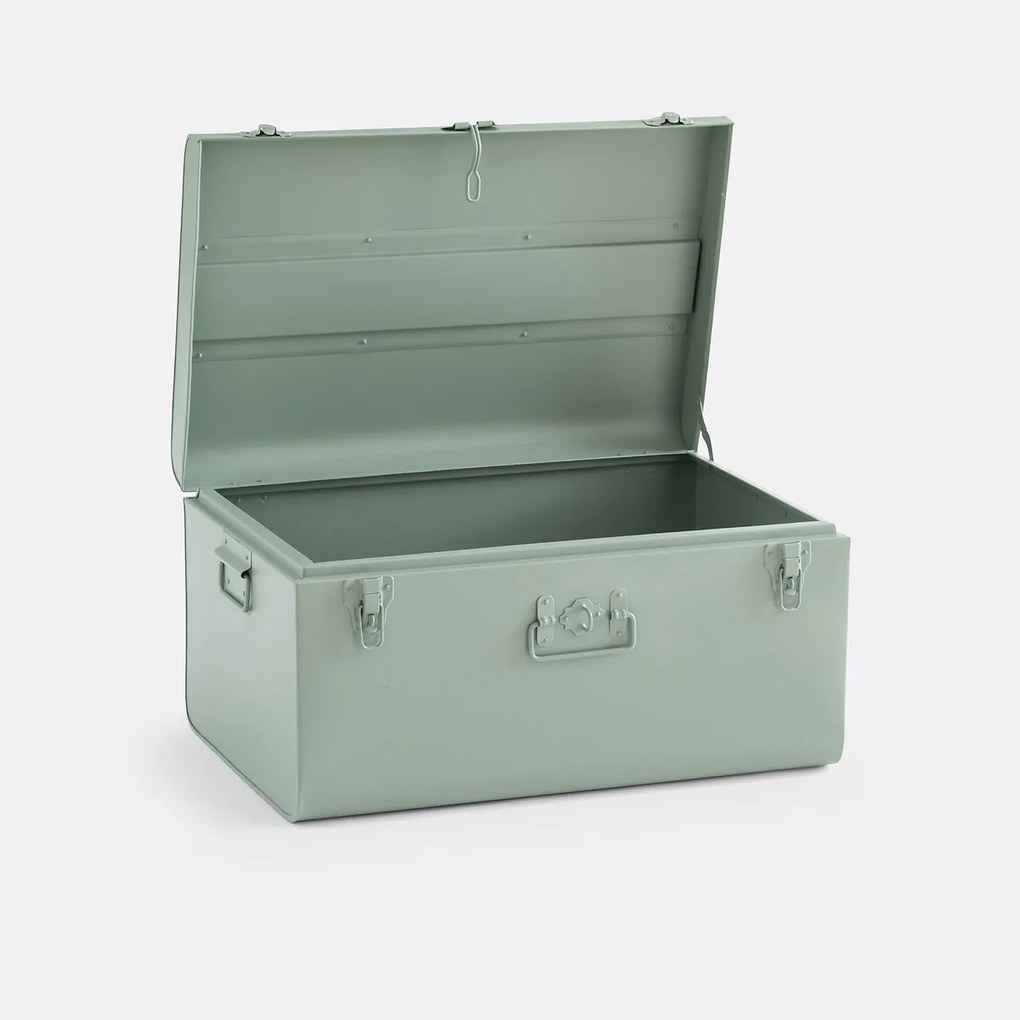 Koffer in staalmetaal, Masa