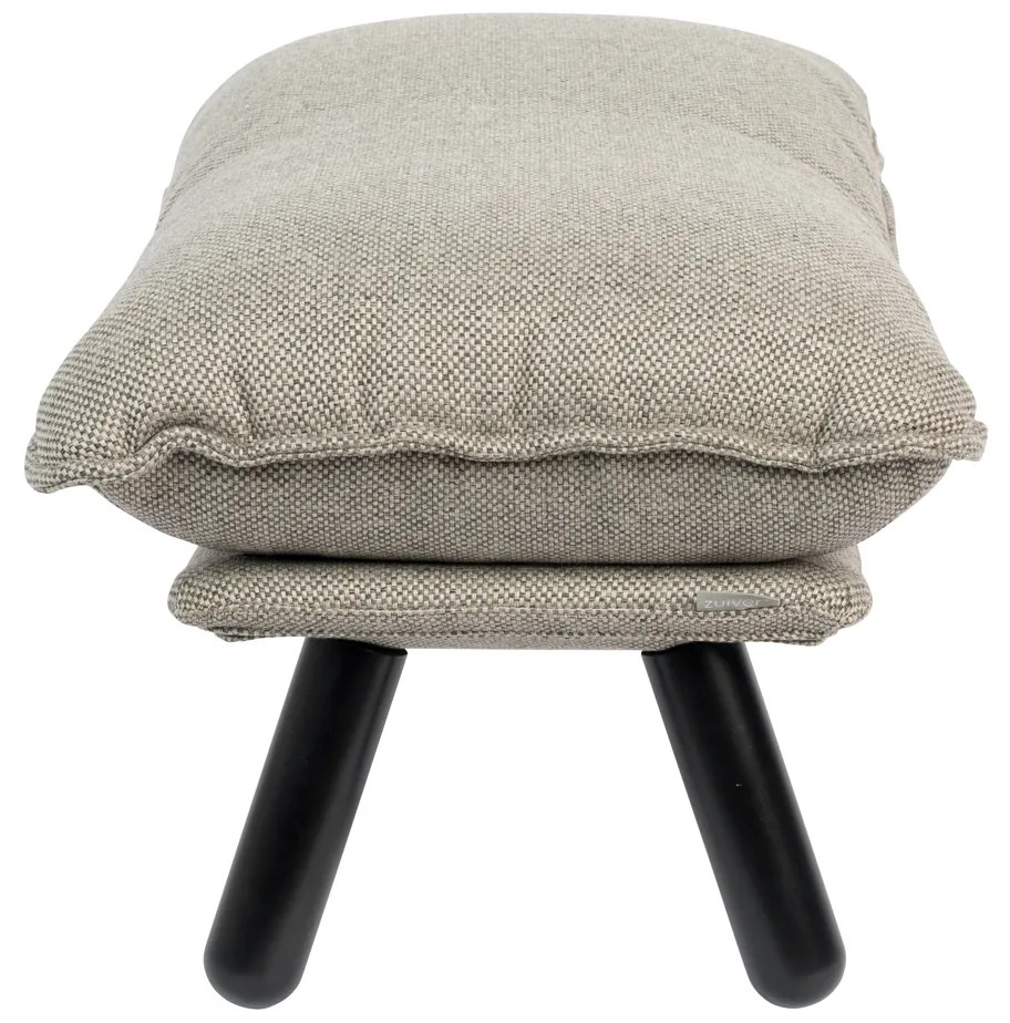 Zuiver Lazy Sack Lichtgrijze Voetenbank